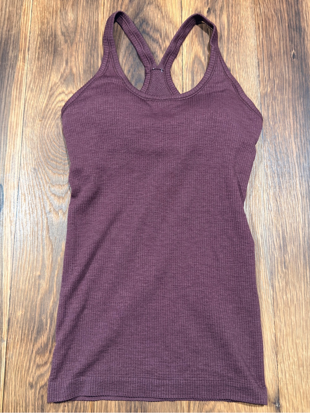 Lululemon Women’s Ribbed Knit Sweater Tank - Plum